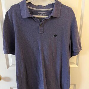 Banana Republic Men’s Blue Short Sleeve Polo Shirt - Large